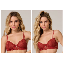 Sutiã Balconet em Renda Floor