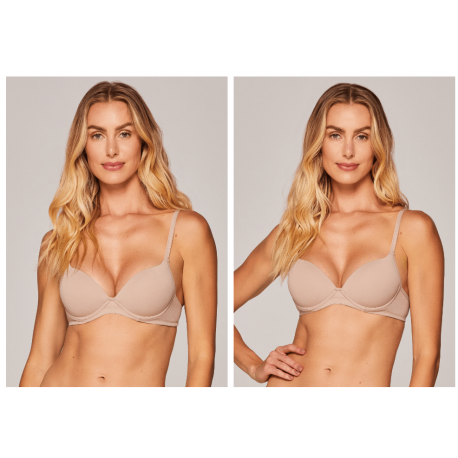 Sutiã Push Up com Bojo e Aro em Microfibra Sustentare